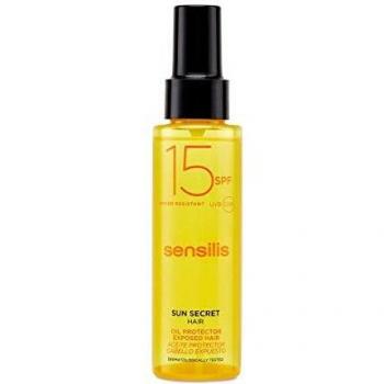 Sensilis Sun Secret - Aceite Protector para el Cabello con SPF15 - Protector, Nutritivo y Reparador - 100 ml