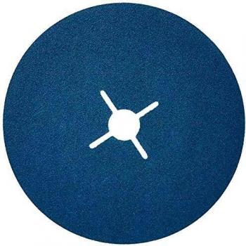 Bosch 2 608 606 744 - Disco lijador de fibra para amoladora angular, corindón de circonio - 180 mm, 22 mm, 100