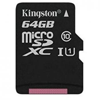 Kingston SDC10G2/64GBSP - Tarjeta microSD de 64GB