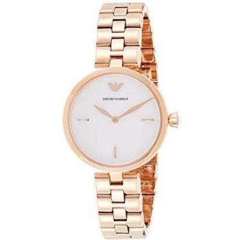 Emporio Armani Reloj Analogico para Mujer de Cuarzo con Correa en Acero Inoxidable AR11196