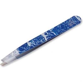 Premax Pinza Inox Negra Punta Oblicua 9 cm