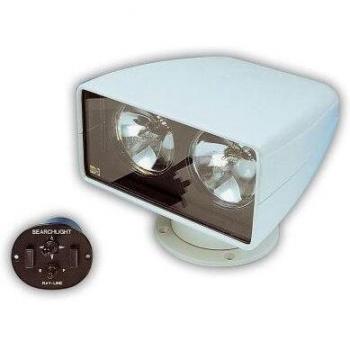 Jabsco 60010 Series Marine 255SL - Foco halógeno marino con mando a distancia, 60010-2012, blanco