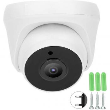 Cámara de Seguridad CCTV AHD Analógica Coaxial 5MP con Visión Nocturna IR y Resistencia al Agua AC100V-240V