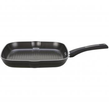 Sartén Grill Cuadrada Prestige Duraforge de Aluminio Inducción 28cm 5 Litros - Negra