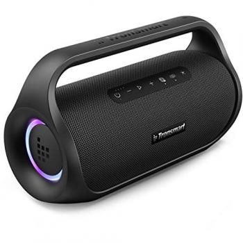 Tronsmart Bang Mini Altavoz Bluetooth Potente 50W con Sonido Estéreo, Bluetooth 5.3, Waterproof IPX6, 15H de Reproducción, Altavoz Portátil inalámbrica con Powerbank y NFC para Hogar, Fiesta, Viaje