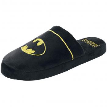 DC Comics Batman Mula Pantuflas - Negro, Grande