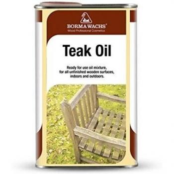 Borma Wachs - Aceite Teka para la protección de la madera color incoloro - 1 litro -