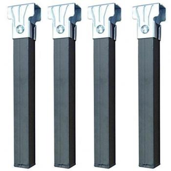Imex El Zorro Juego de 4 pies de resorte sin ruedas, metal, neutro, 275x30x30 mm