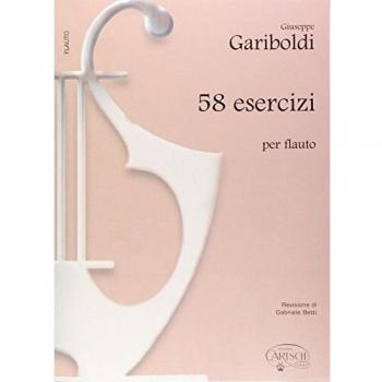 Cincuenta y ocho ejercicios para flauta - Giuseppe Gariboldi