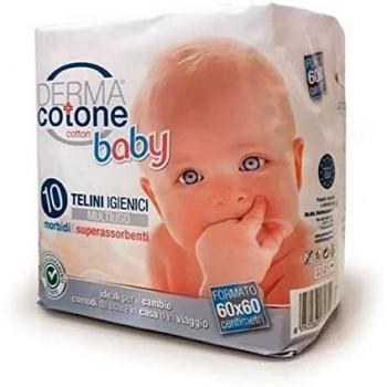 Dermacotone Toallas Higiene Baby 10uds - Toallas higiénicas multiuso para bebés, paquete de 10 unidades