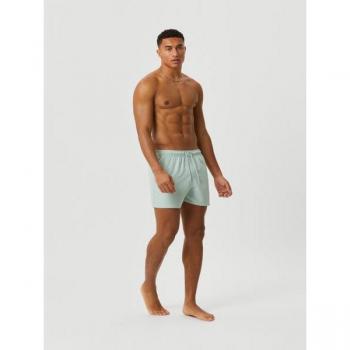 Borg Solid Swim Shorts Blue, L