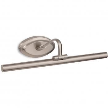 Luz de cuadro LED moderna de acero cepillado 1 bombilla 440 mm