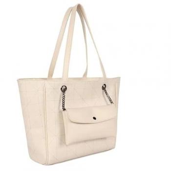 Bolso Mujer Laura Ashley Crema Acolchado 30x30x10 cm