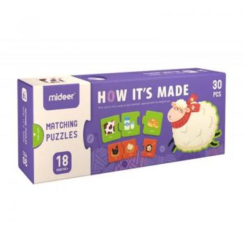 Puzzle Mideer de 30 piezas con ilustraciones coloridas y educativas