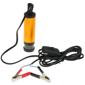 KKmoon Bomba de Combustible Diesel Transferencia Agua Aceite 12V para Coche Caravana Barco Marino Dorado
