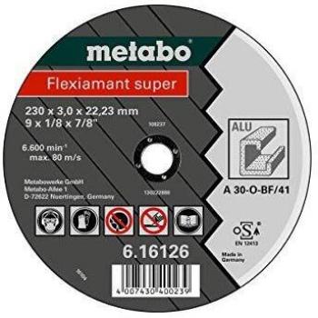 Metabo 616751000 616751000-Disco de tronzar para Amoladora Angular Flexiamant Super A30-O Aluminio embutido Ø 115 x 2,5 x 22,22 mm