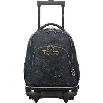 Mochila Escolar Totto España con Ruedas Desmontable Salpicado Color - Tiza