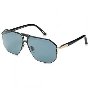 Chopard SCHG61 Polarized Sunglasses - Shiny Rose Gold/Black, Size 62 MM
