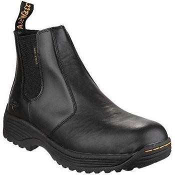 Dr Martens Mens Cottam Leather Work Safety Dealer Boots Black