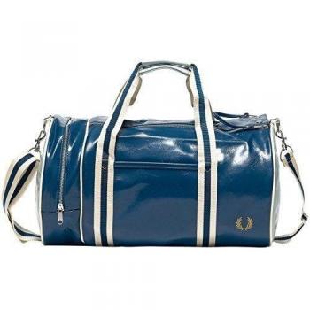 Fred Perry Classic Barrel Bag Azul única Talla