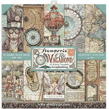 Stamperia Bloc de Scrapbooking 10 Hojas 30.5x30.5