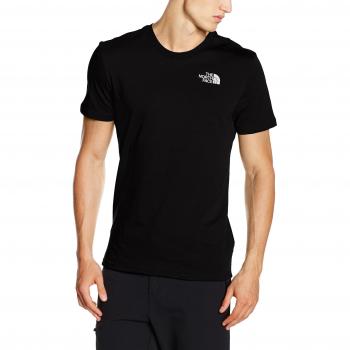 The North Face Simple Dome Men's Black Cotton T-Shirt - Size XL