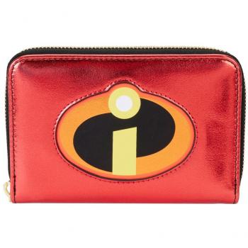 Pixar The Incredibles 20th Anniversary Metallic Cosplay Zip Around Wallet by Loungefly
