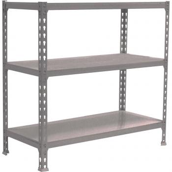 Estantería SIMONCLICK SUPERPLUS 3 Baldas 110x90x30 cm Gris/Gris