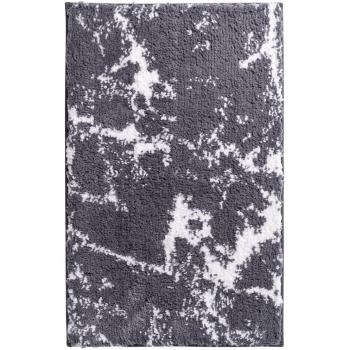 RIDDER Alfombra de baño Marmor gris y blanco 90x60 cm