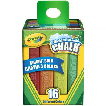 Crayola 16ct Sidewalk Chalk - Tizas