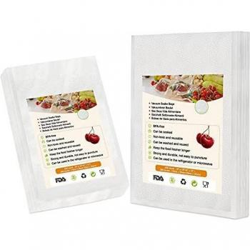 Pemoo Bolsas de Vacio para Alimentos - 200 Bolsas