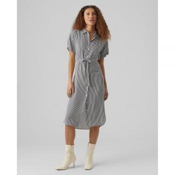 Vero Moda Vestido Midi Manga Corta Bumpy Calf