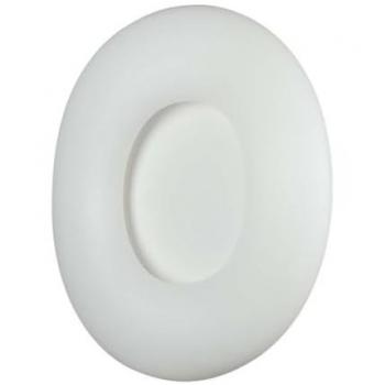 Lámpara Colgante LED Circular Regulable de 80W, Cambio de Color, Cuerpo Blanco, Diámetro 75cm, Altura 12cm