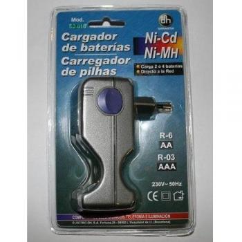 DH Cargador bater­as Ni-Cd/Ni-Mh,2 ì 4 bat.