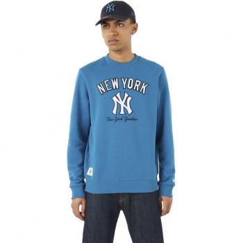Sudadera sin Capucha Hombre New Era MLB Heritage New York Yankees Azul