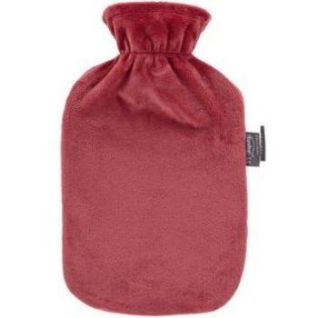 Fashy Bolsa de Agua Cubierta Terciopelo Borgoña 2l