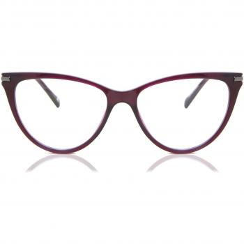 Cat Eye Armazón Completo Plástico Purple Gafas Recetadas para Mujer - Gafas Anti-Azules - SmartBuy Collection