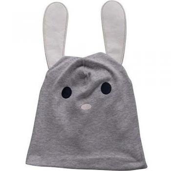 Fred's World by Green Cotton Bunny Beanie, Sombrero para Bebés, Gris