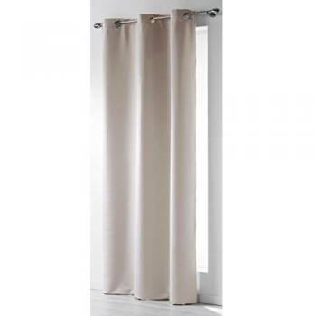 Cortina Opaca a Ojetes - 140 x 240 cm - Marfil