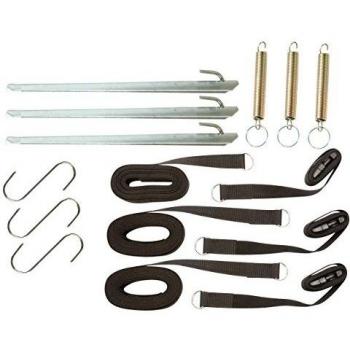 Juego de Cuerdas para Tormentas Bo-Camp - 3 Piezas de 5 Metros, Nylon, Ideal para Camping y Caravanas