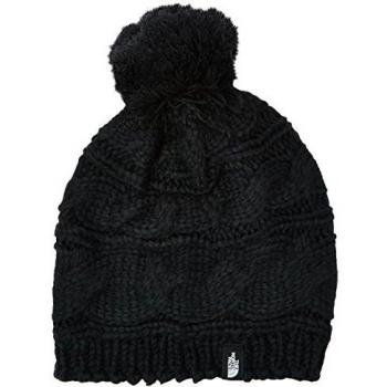 The North Face W Triple Cable Bne Gorro, Mujer, TNF Black, Talla única