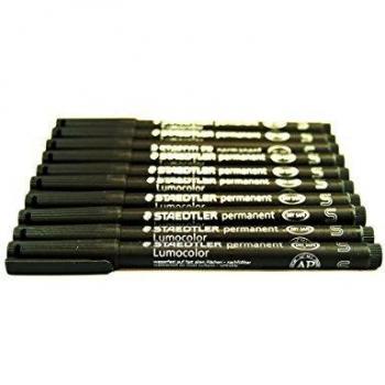 Rotulador permanente Staedtler Superfino Negro