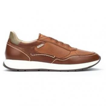 Zapatillas de Hombre Pikolinos de Piel con Plantilla Extraíble y Acolchada Memory Foam Modelo Getafe