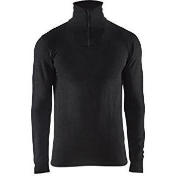 Blaklader Xwarm Zip-Neck Undershirt - Black, Size XXL