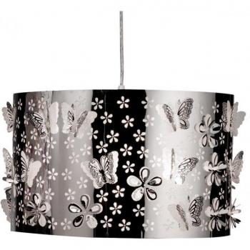 Colgante TITILLA Metal Negro Plafón cilíndrico infantil, negro