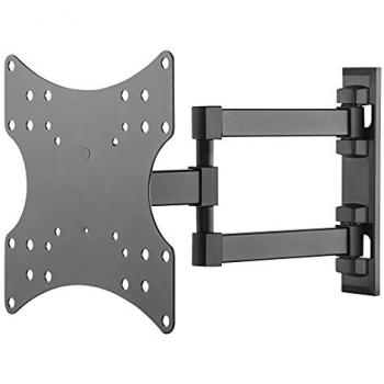 Soporte de TV articulado para pared 23-42 pulgadas, compatible con VESA 75x75 y 200x200, capacidad máxima de 20 kg