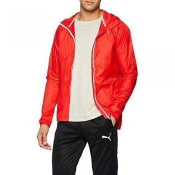 Puma Lightweight Hooded Jacket Sudadera, Hombre, High Risk Red, M
