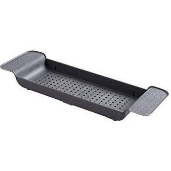 Stocomodi Bandeja para Bañera, Escurreplatos Extensible con Soporte Marco de la Bañera Premium Carrito de Bañera Accesorios de baño