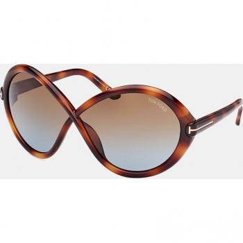 Tom Ford Ft1070 53F Sunglasses, Brown Female, Size: 68 MM