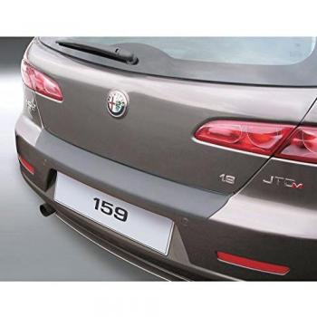 Protector del Parachoques Trasero ABS Compatible con Alfa Romeo 159 Sportwagon Negro